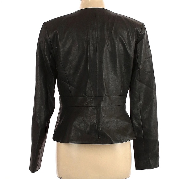 BCBG faux LEATHER JACKET, size M, NWT $298 Free Shipping! - Picture 2 of 4